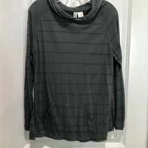 Brisa Light weight Gray hoodie, Sz L